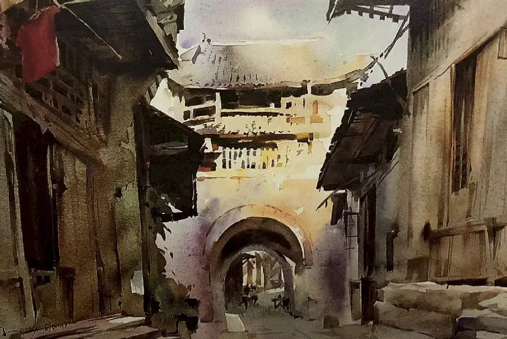 高冬·《古城余晖》（入选证书丢失）