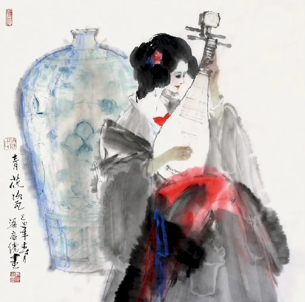 梁启德·青花瓷