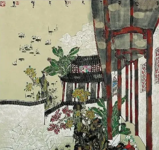 胡礼惠·荷趣图