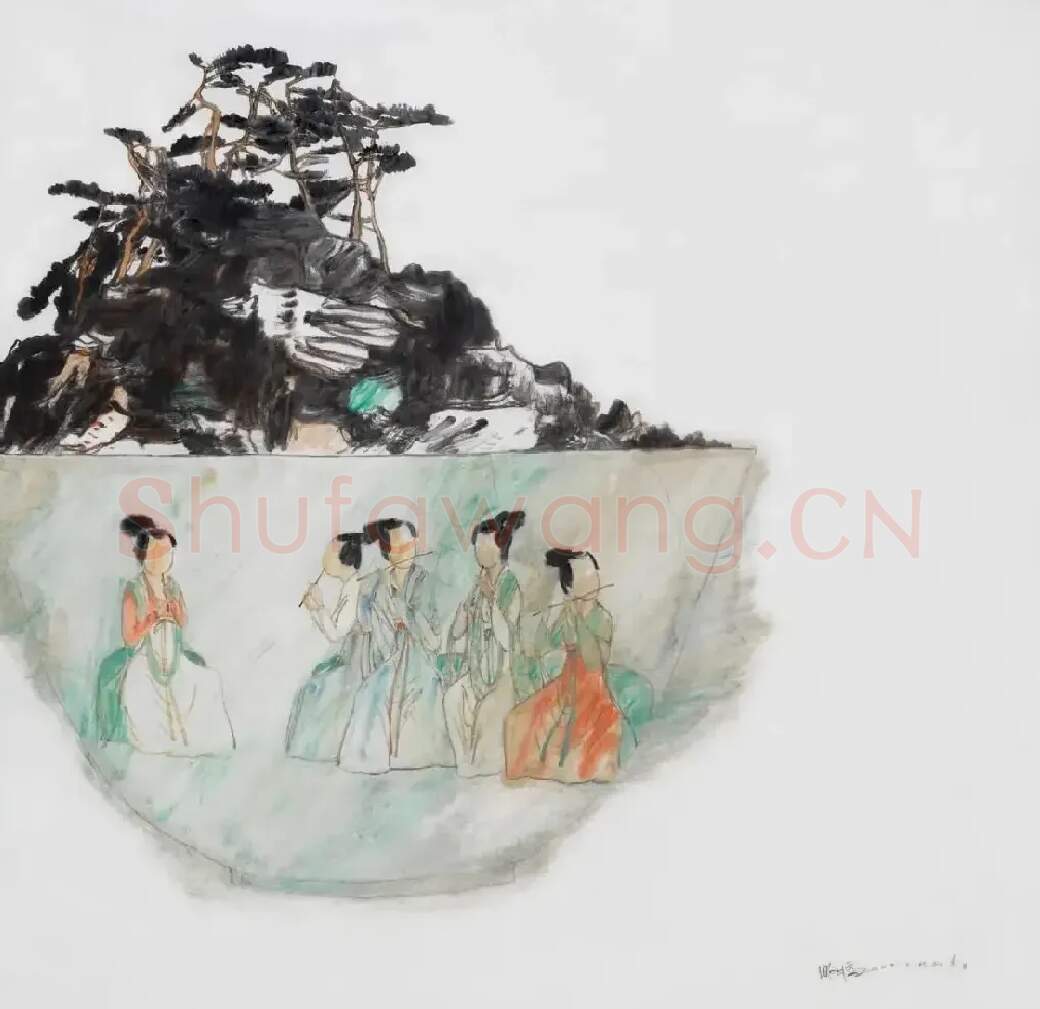 姚大伍·《松与乐》