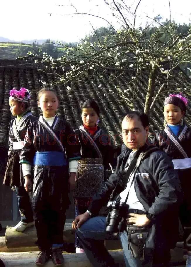 滕春任·贵州省黎平县岩洞侗寨采风留影