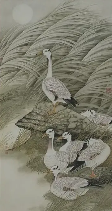 石立兴·月色朦胧听秋声
