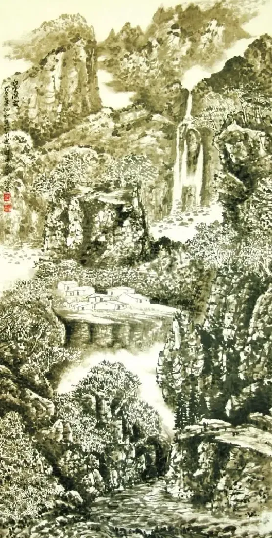 黄振亚·白云深处