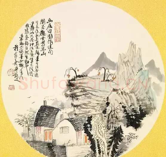 穆家善·中国画扇面