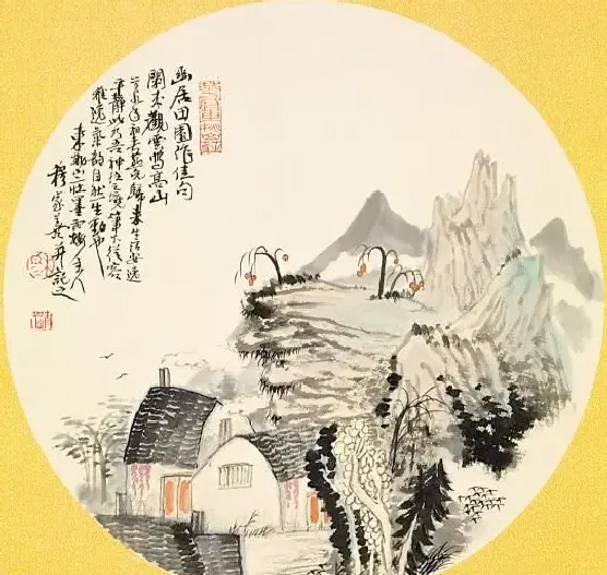穆家善·中国画扇面