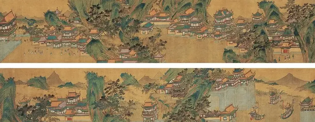 赵伯驹·汉宫游乐图