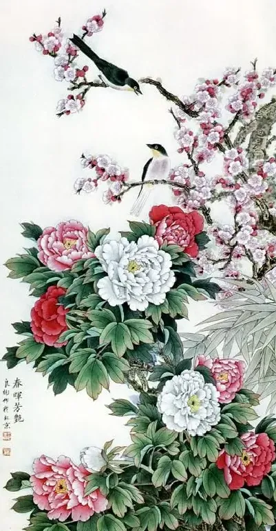 郝良彬·春晖芳艳