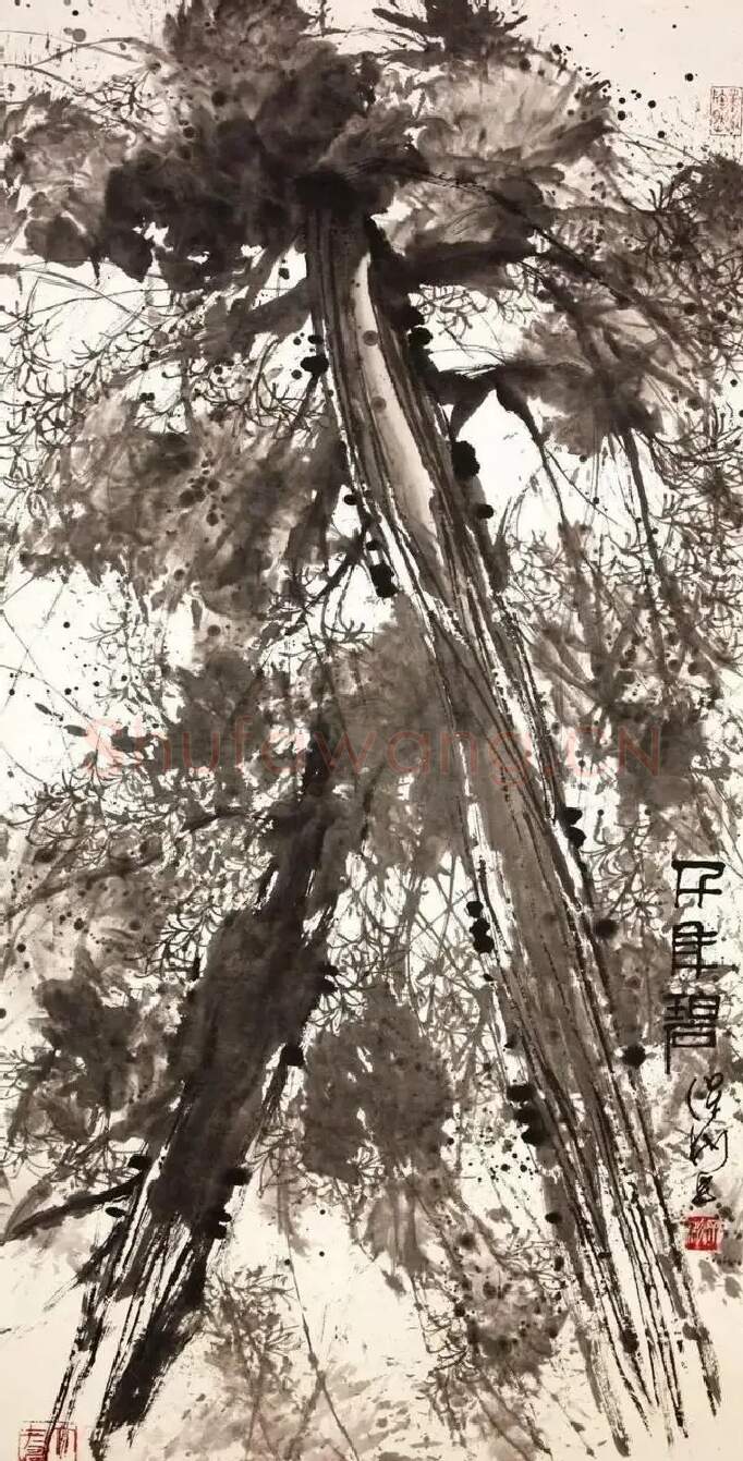 保彬·松柏胡杨颂之奔腾