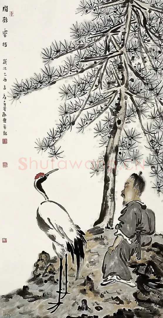 李孝萱·闲鹤灵椿