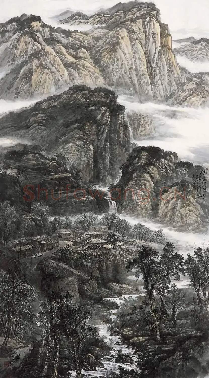 李长松·碾盘沟清夏