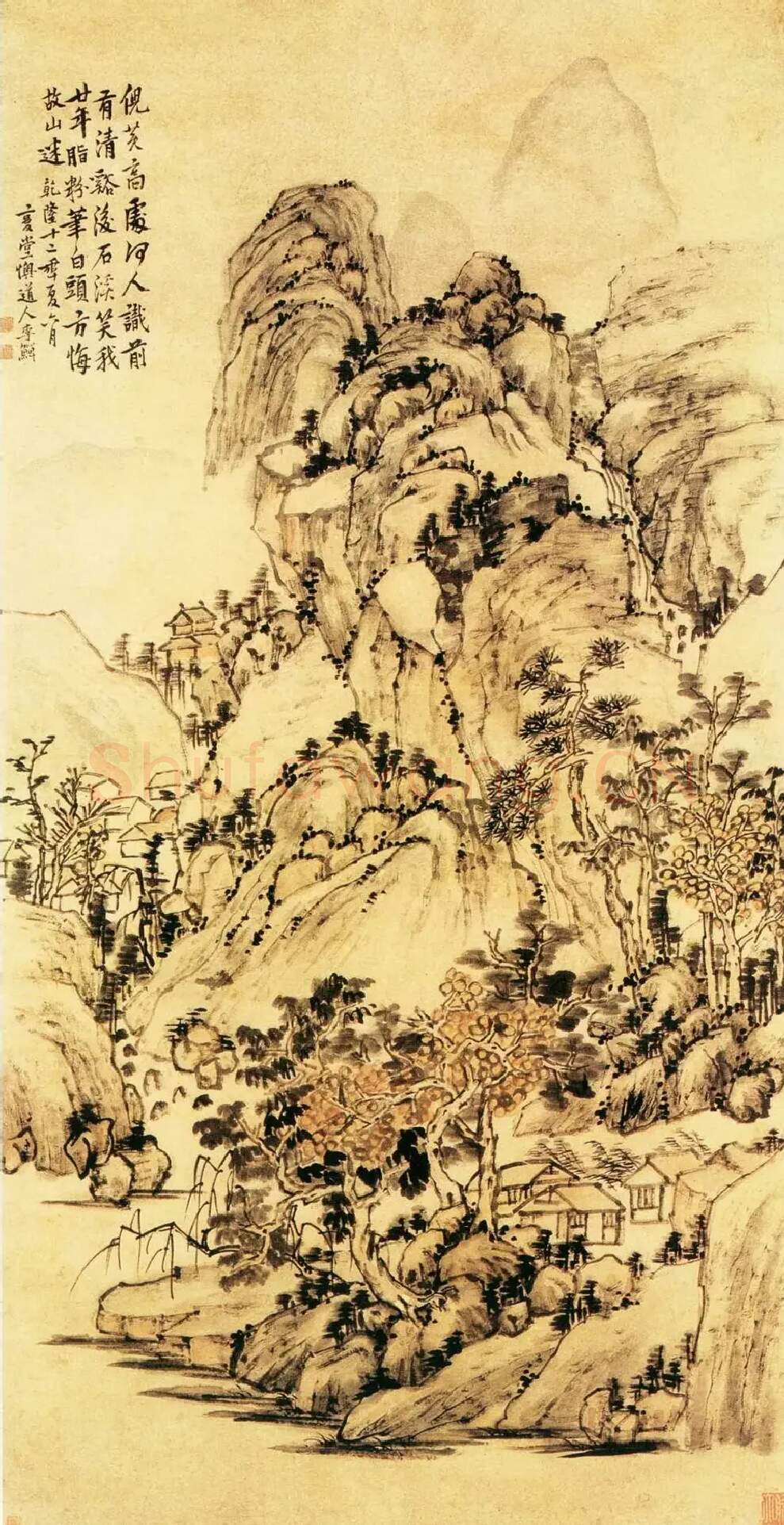 李鱓·故园图