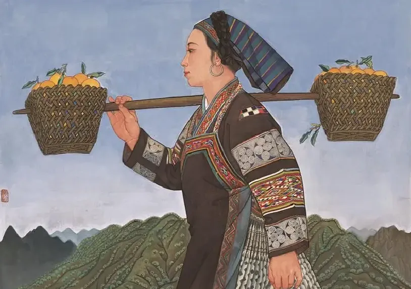 祝大年·布依族姑娘