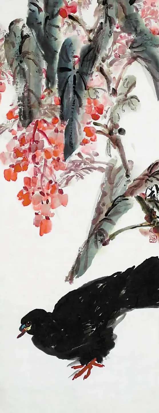 张振铎·铁杆海棠鸽