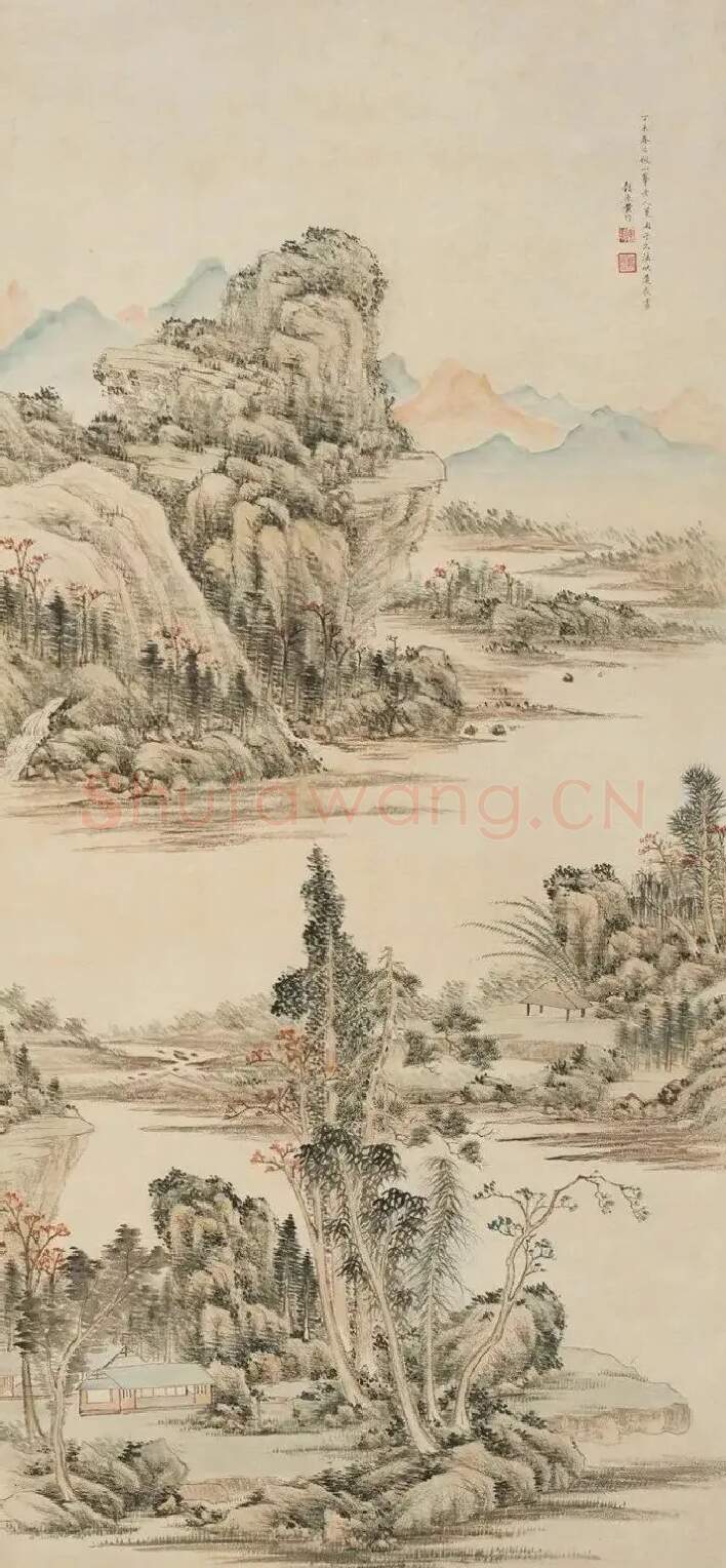 黄均·湖山晴岚
