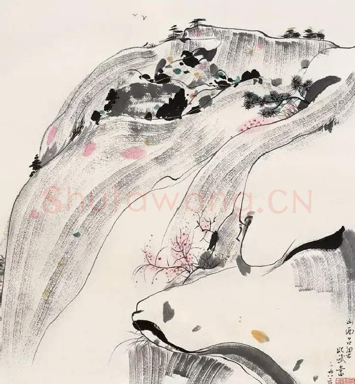 吴冠中·吕梁印象