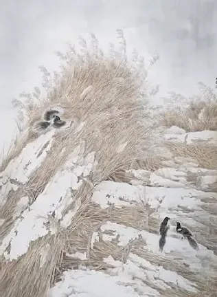 阎早霞·故乡的雪