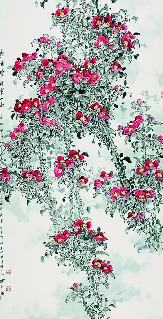 陈永锵·鼎湖梦里画山茶