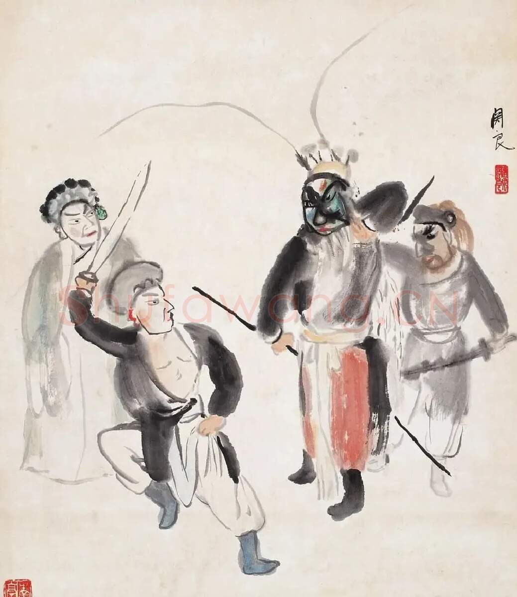 关良·戏剧人物