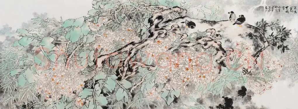 宋志·溪山花鸟共我闲