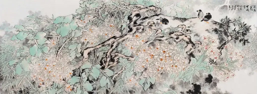 宋志·溪山花鸟共我闲