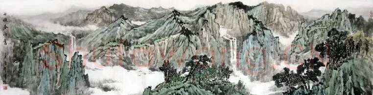王泽培·雨后春山秀