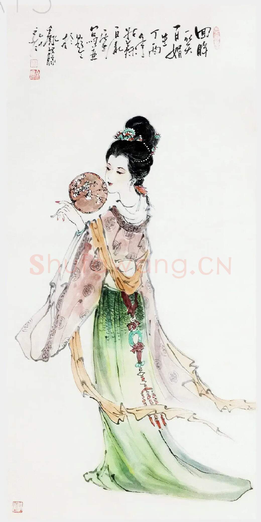 朱文辉·中国画仕女