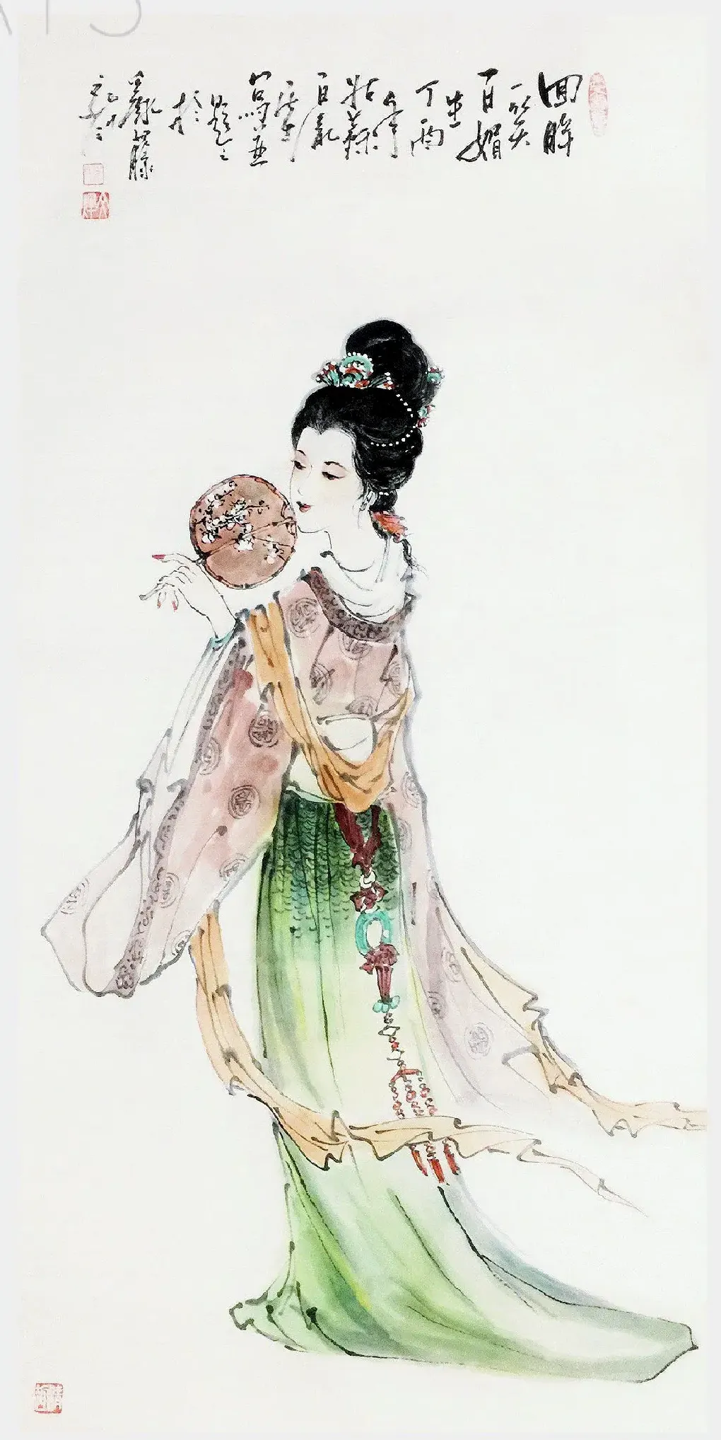 朱文辉·中国画仕女