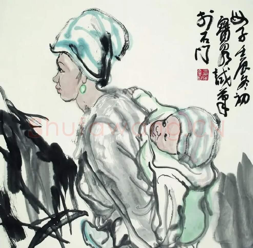 曹宝泉·母子