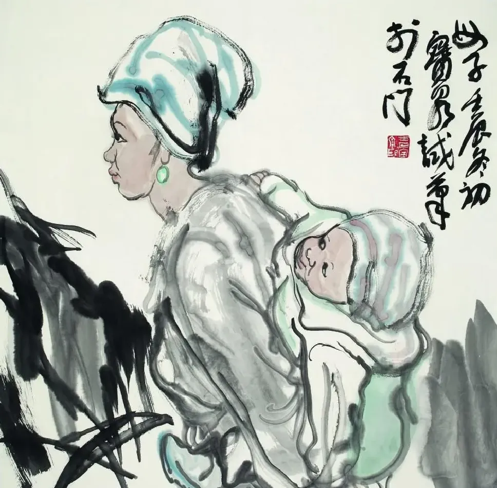 曹宝泉·母子