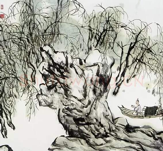 陈全胜·读书图
