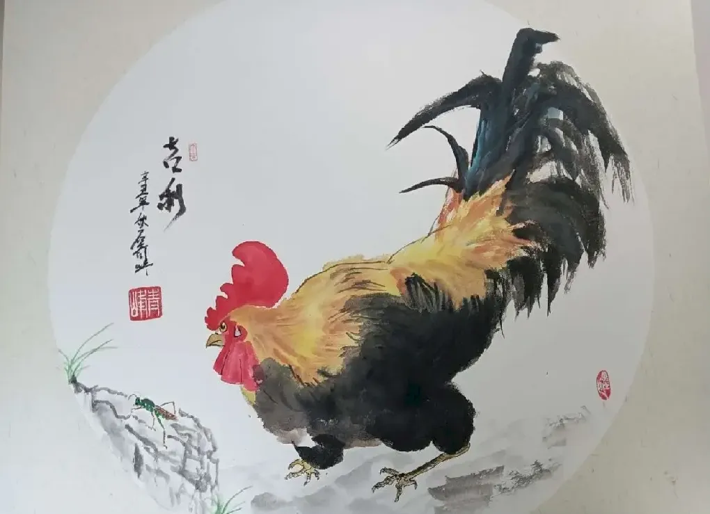 石青峰·《吉利图》