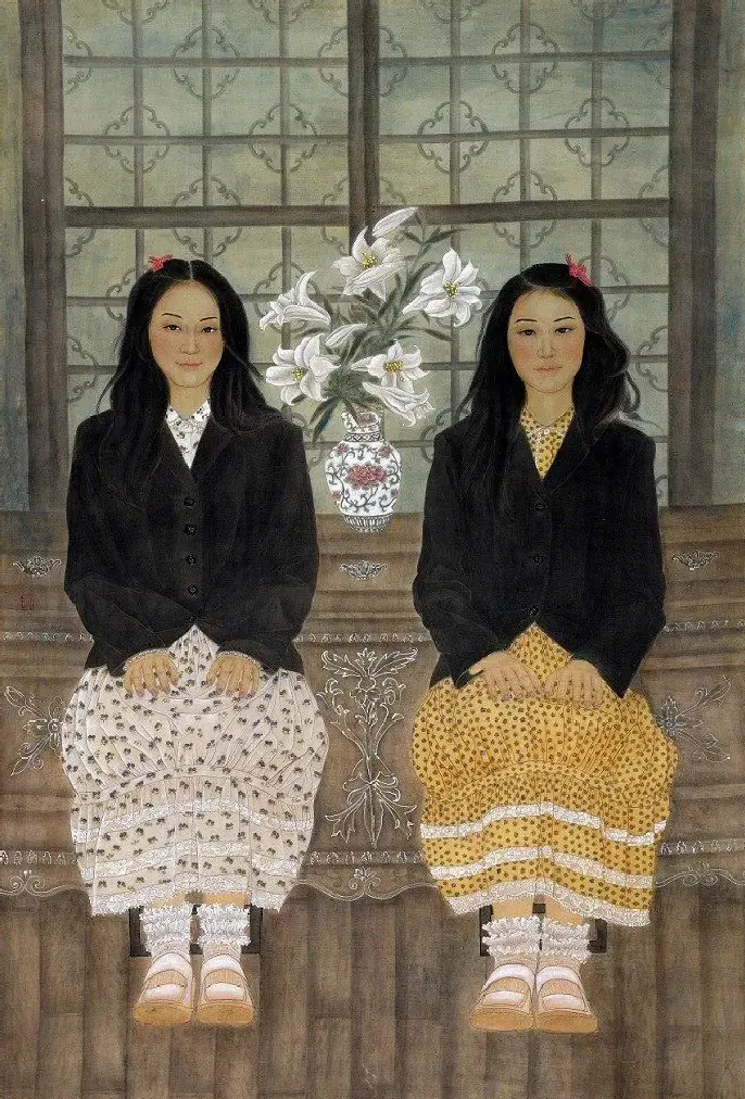 胡玉·花季影像。姐妹