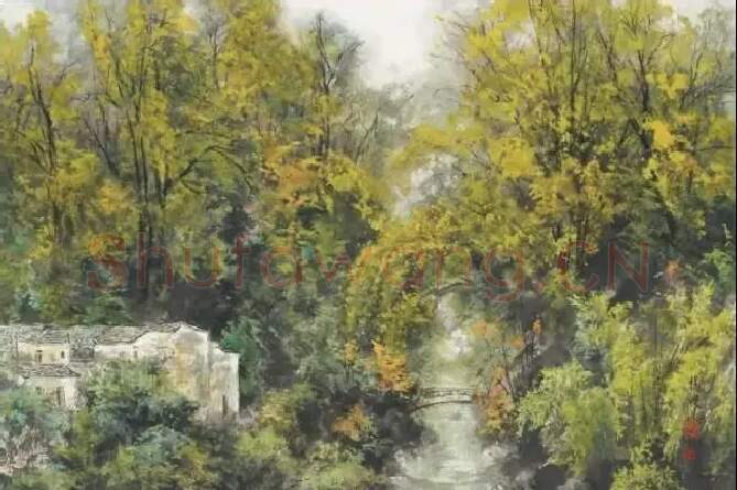 杨波·古桥小溪