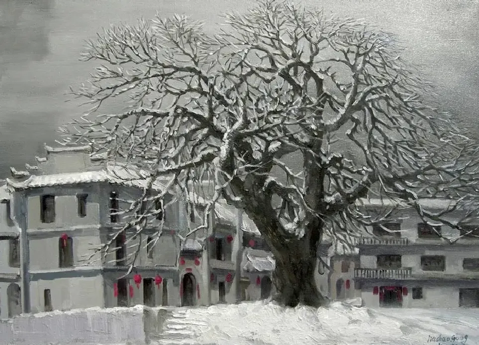 宫六朝·江南雪景