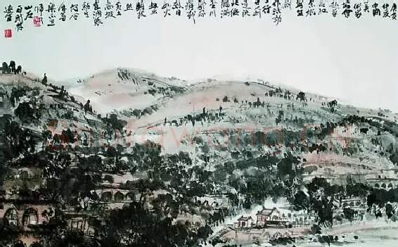 马新林·绥德满堂川乡写生