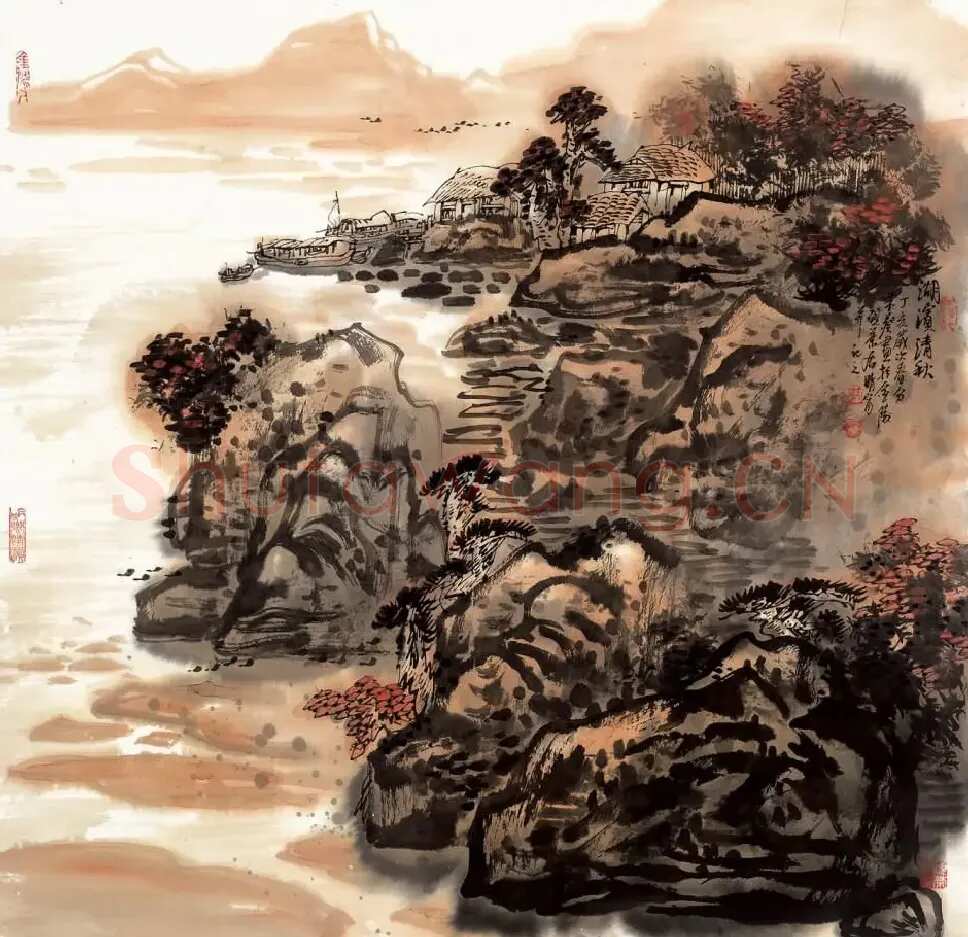 朱葵·湖滨清秋
