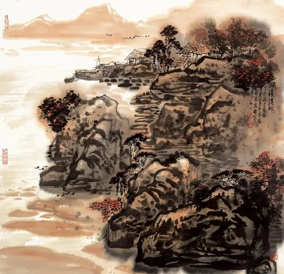 朱葵·湖滨清秋