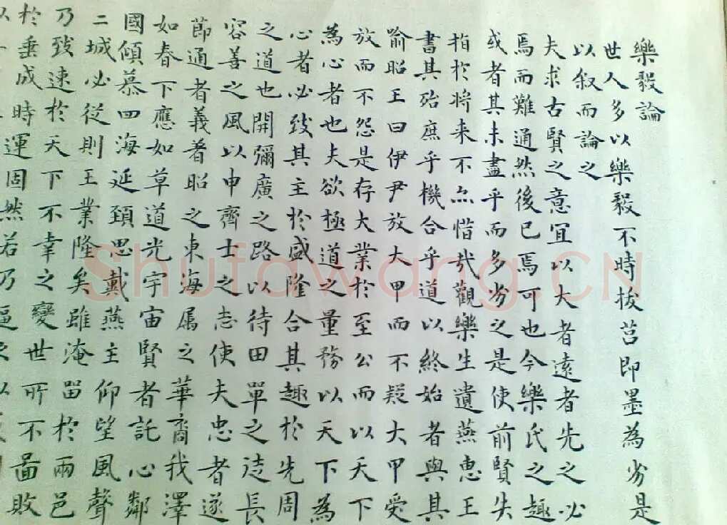 赵华南·乐毅论