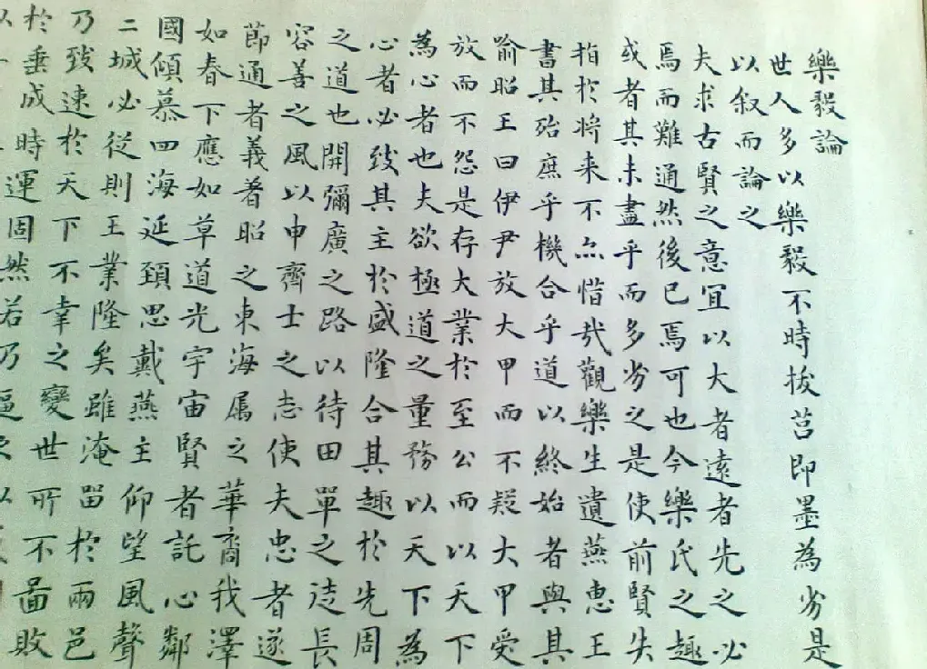 赵华南·乐毅论