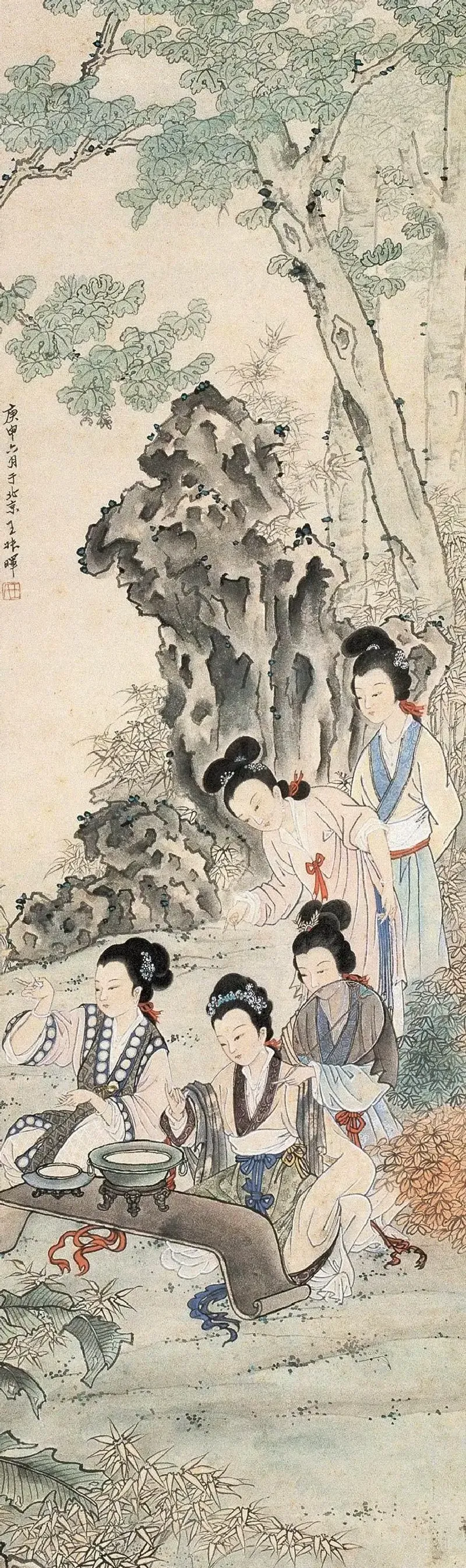 王叔晖·仕女图