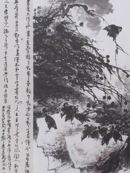 娄晓波·《松林初雪》