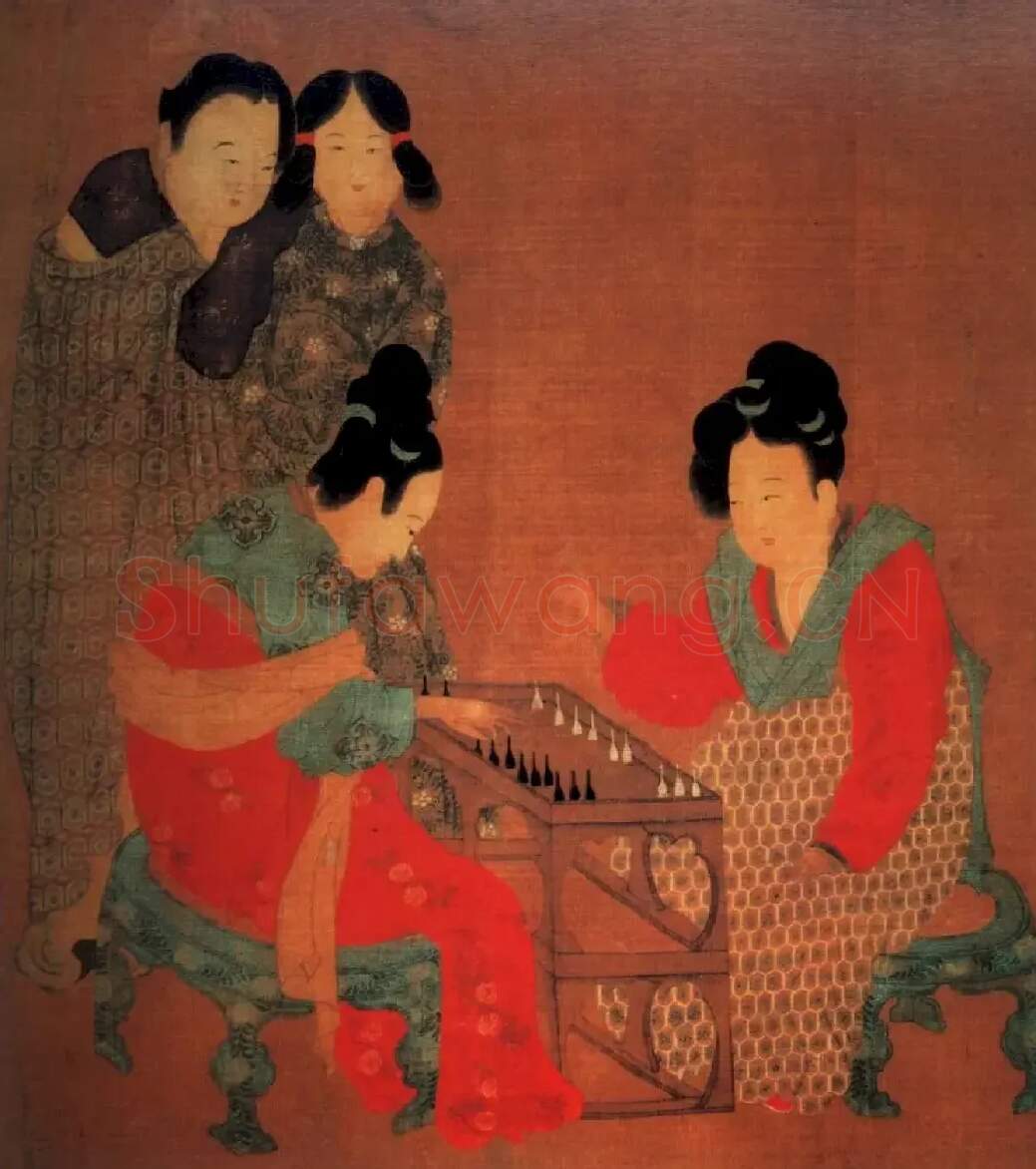 周昉·内人双陆图