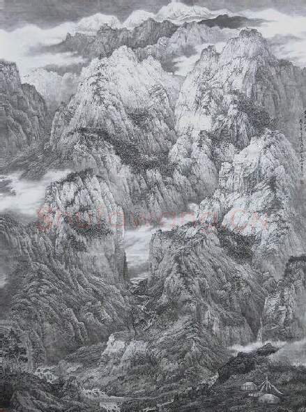陈海平·云壑秋山图