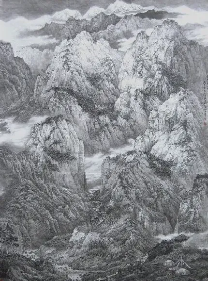 陈海平·云壑秋山图