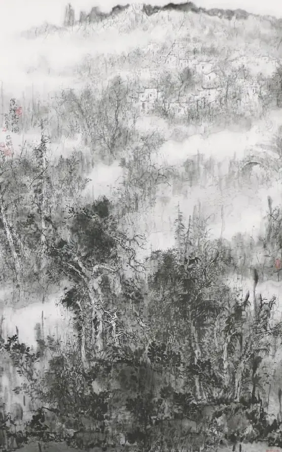 田林海·烟雨人家
