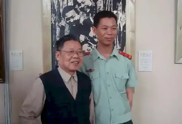 陈真歆·和李铎老师合影