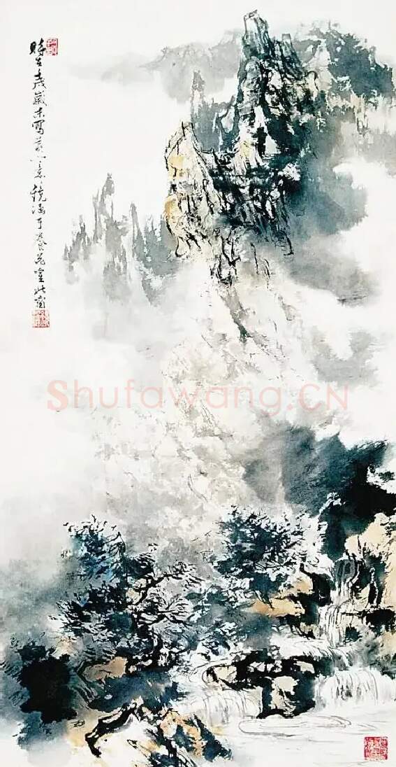 何镜涵·山水