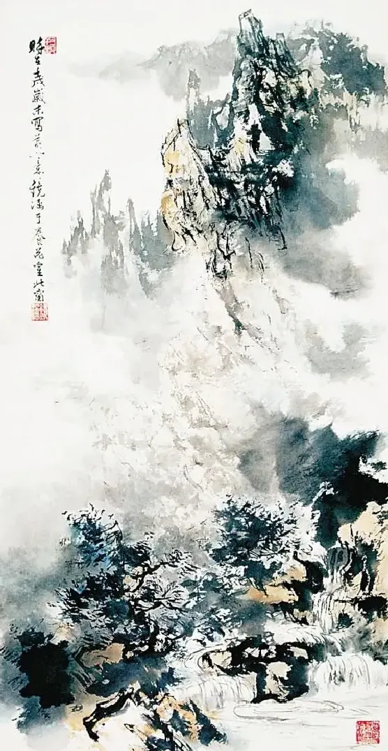 何镜涵·山水
