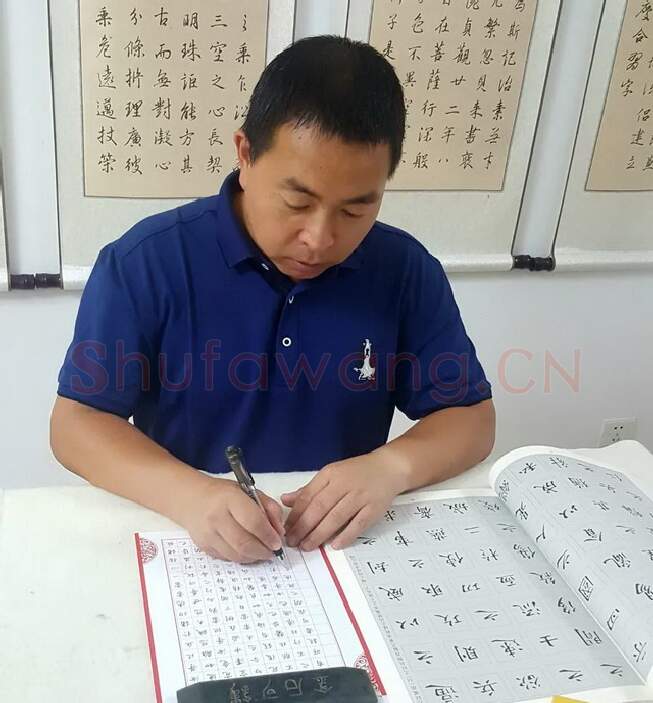 硬笔书法家(张庆合)人物介绍及硬笔书法作品欣赏