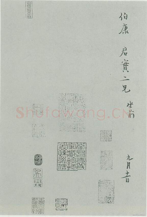 宋辽金书法家范纯仁画像简介,范纯仁书法作品图片